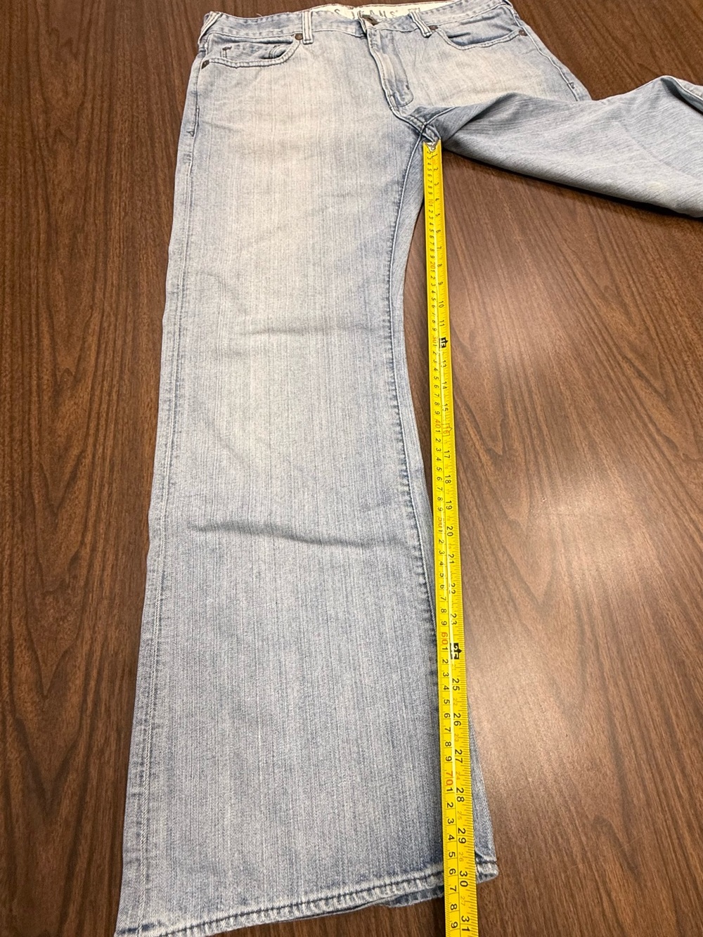 Guess “Cliff” Light Wash Bootcut Men’s Jeans Size 34 Y2K - Picture 5 of 16